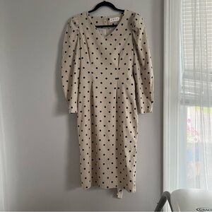 Long Sleeve Polka Dot Dress